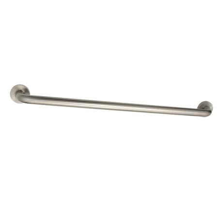 Kingston Brass DR514308 30-Inch x 1-1/4-Inch O.D Grab Bar, Brushed Nickel DR514308